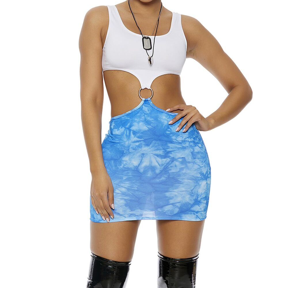 5630 Still Pretty Sexy Movie Character Costume Adult Costume, Blue, XS/S